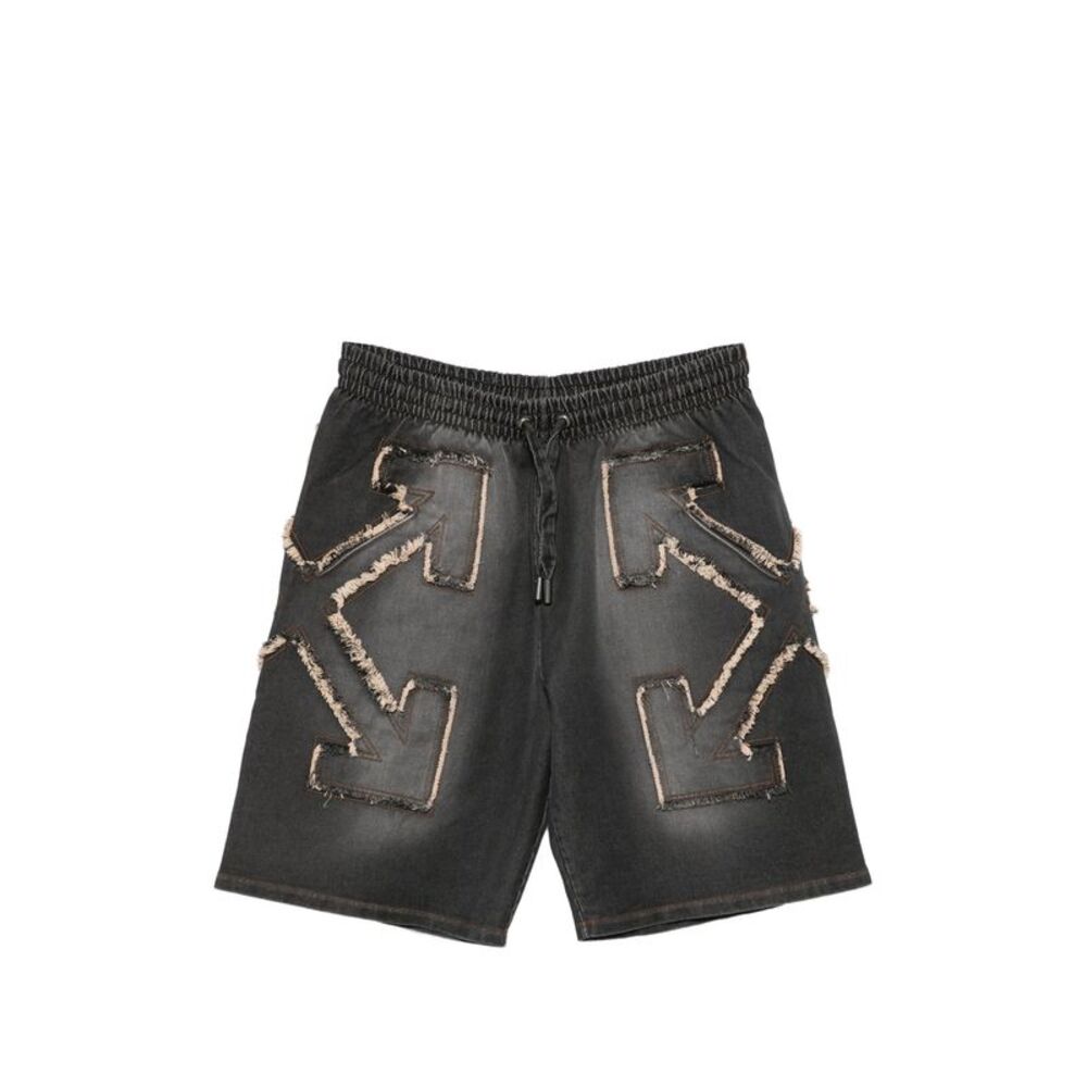 Off-White Grey Shorts - Track & Running Shorts Men